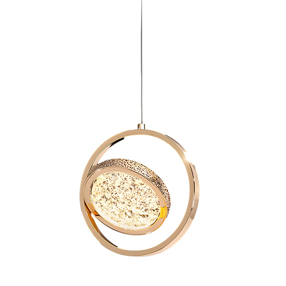 3-Step Dimming Acrylic Pendant Light - 270° Rotating Luxury Modern Chandelier