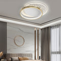 Round Acrylic LED Ceiling Light - Modern Three Step Dimming Fixture