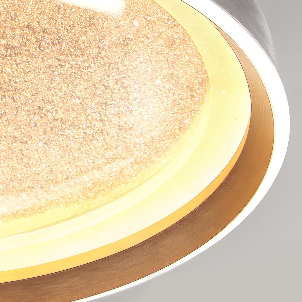 Round Acrylic Starry Sky Dimming LED Ceiling Lamp Modern Design
