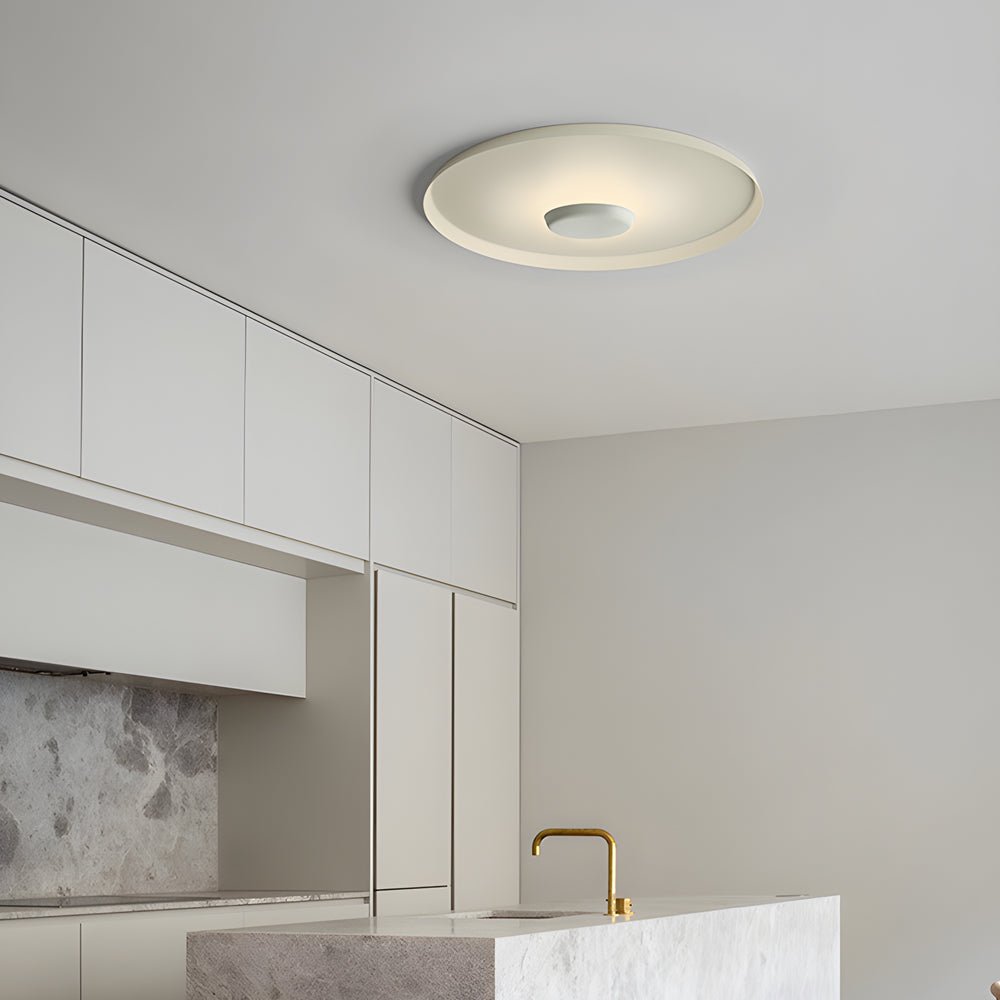 Round Aluminum LED Ceiling Lamp - Modern Lighting, Energy Efficient, Stylish Design, Home Decor