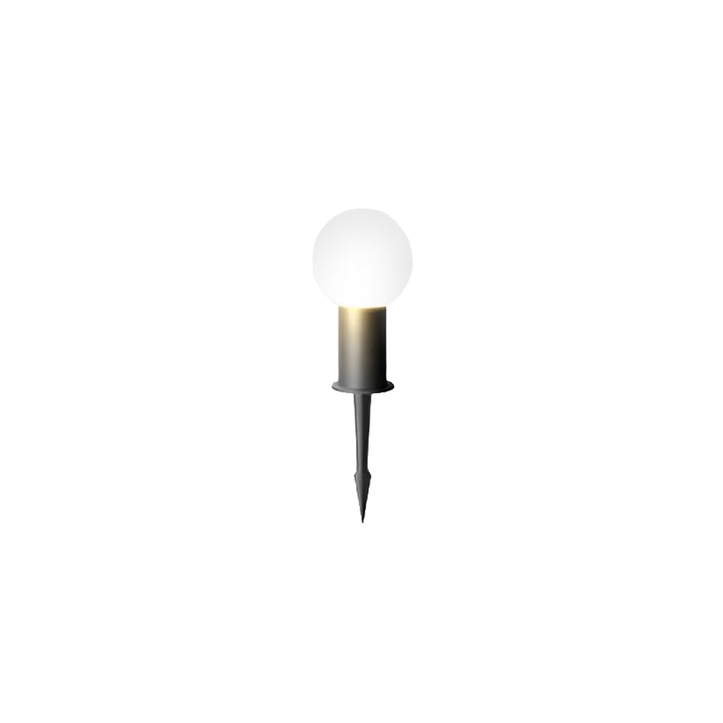 Round Bollard Lights Elegant Spherical LED Lampshade
