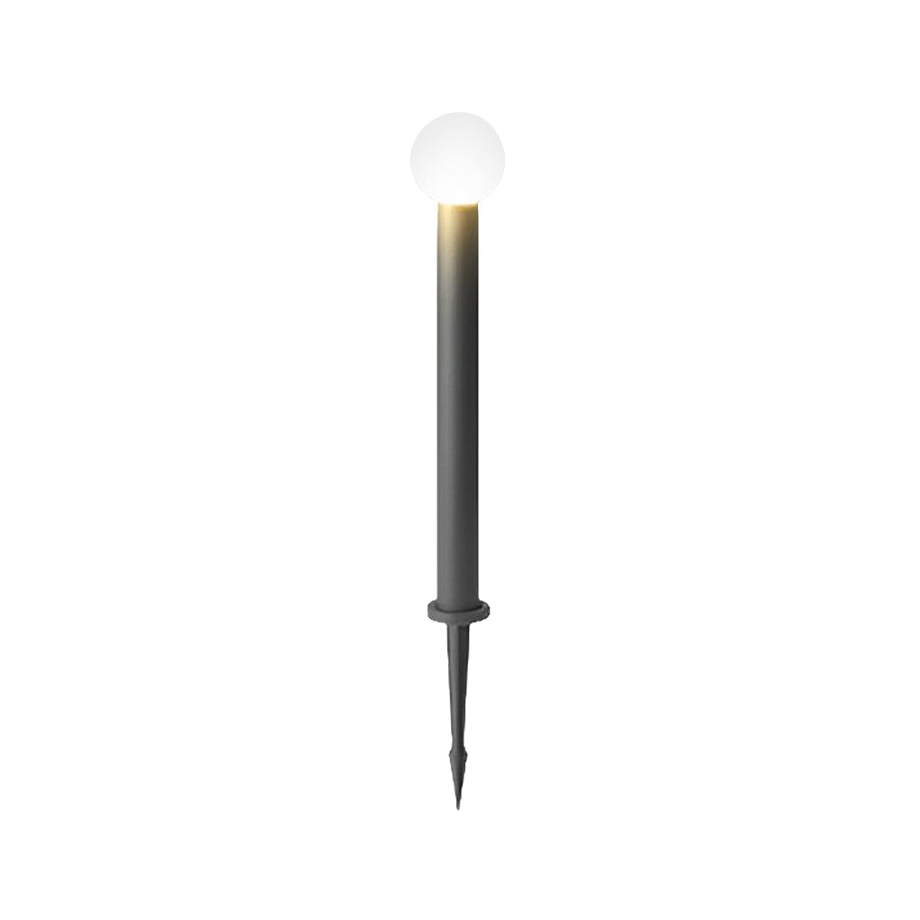 Round Bollard Lights Elegant Spherical LED Lampshade