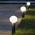 Round Bollard Lights Elegant Spherical LED Lampshade