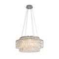 Minimalist Round Crystal Adjustable Chandelier Ceiling Light