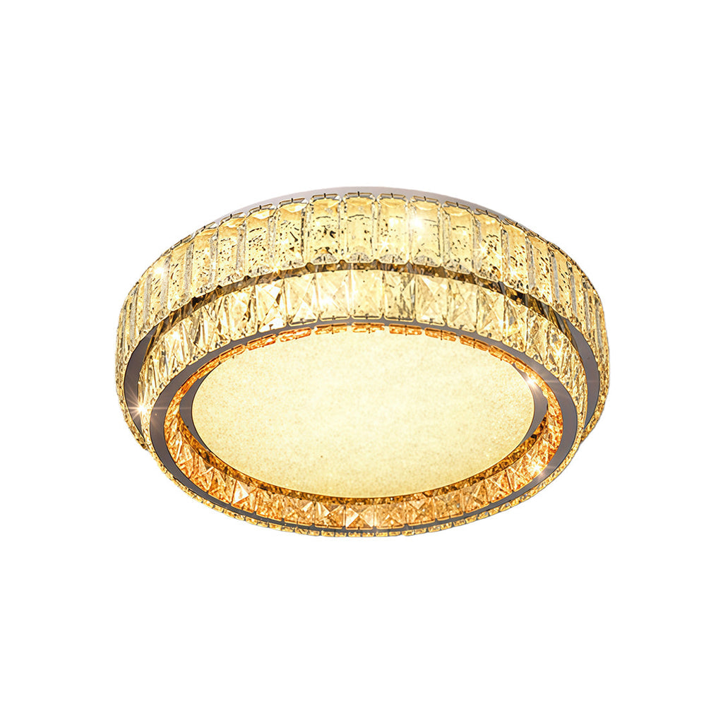Contemporary Full-Spectrum Eye-Care Flush Mount Lighting Lamp