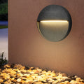 Round Waterproof Outdoor Stair Lights - Step Lights & Wall Sconces for Enhanced Stairway Illumination