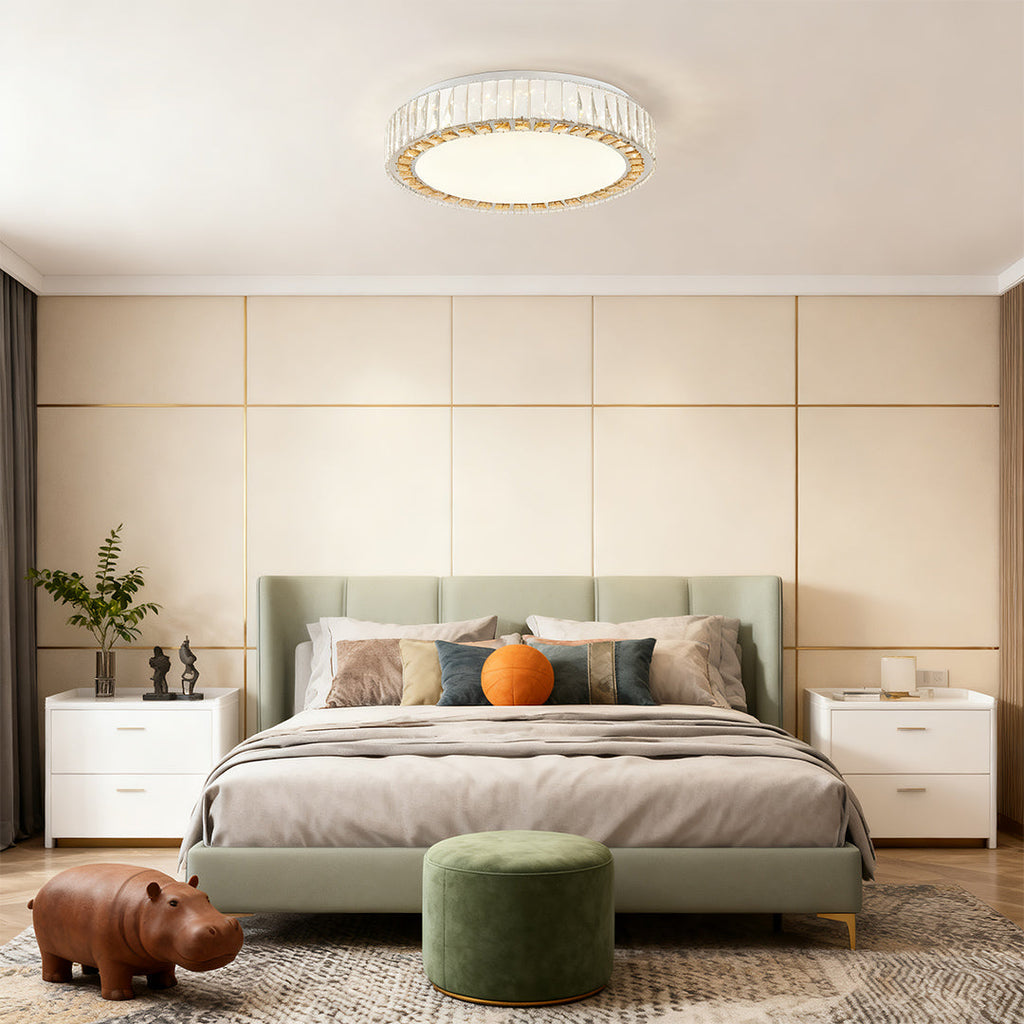 Crystal Ceiling Light - Modern Minimalist Luxury Lamp