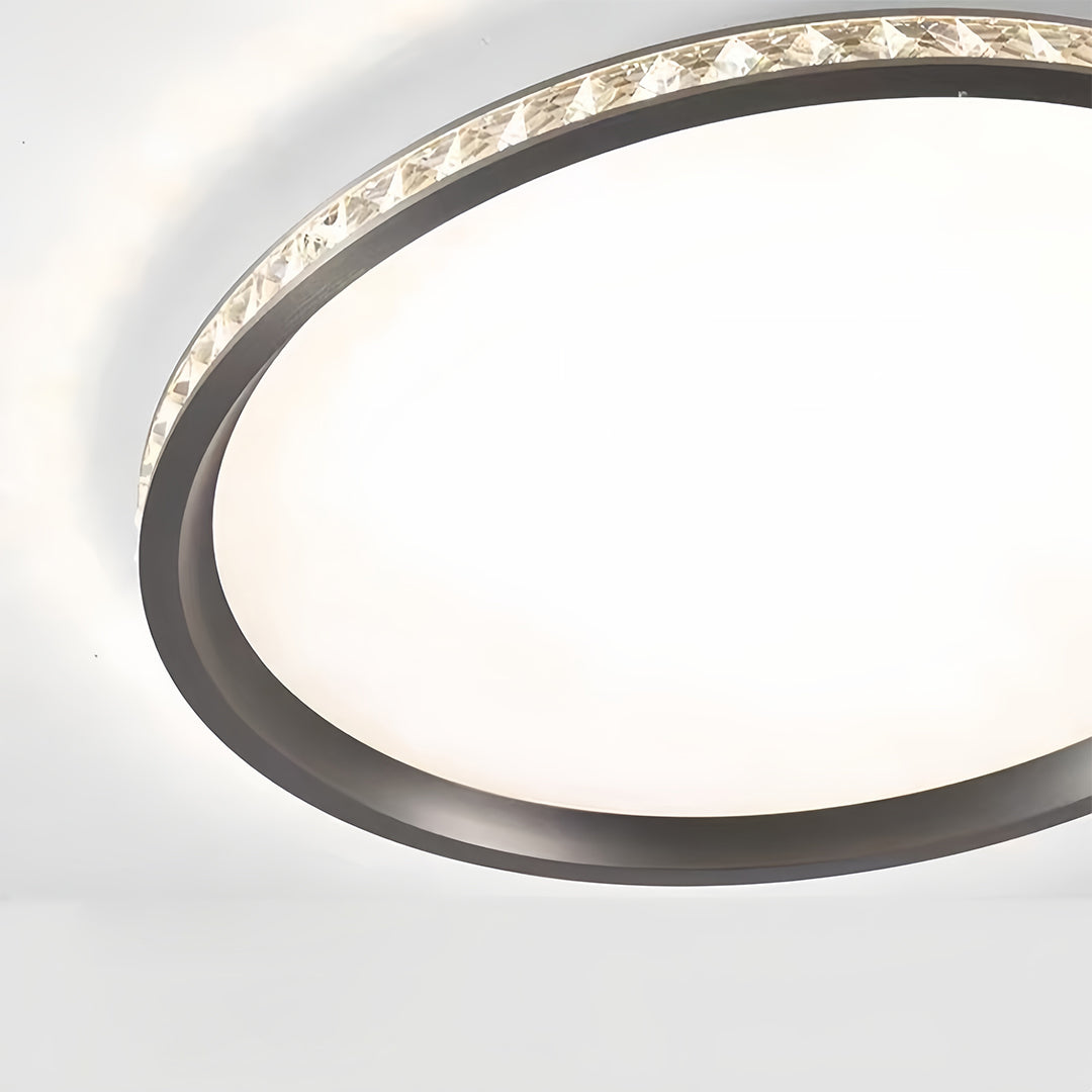Round Flush Mount LED Ceiling Light - Ultra Thin Minimalist Design