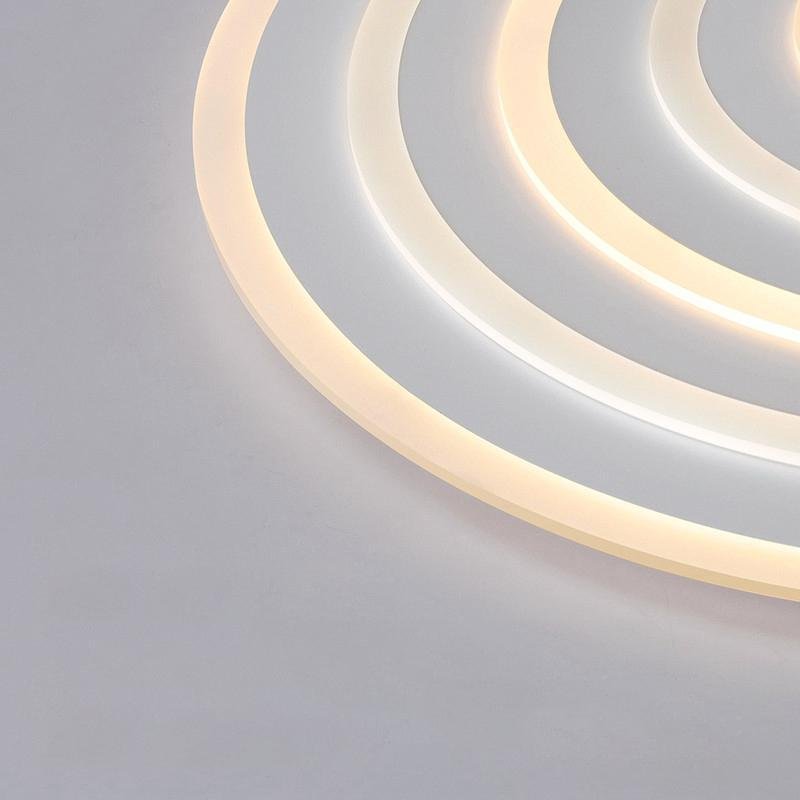 Modern Round LED Flush Mount Ceiling Light Fixture
