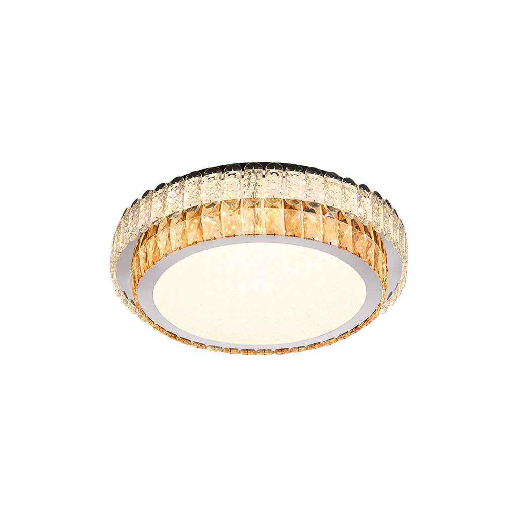 Modern Luxury Crystal LED Flush Mount Ceiling Light