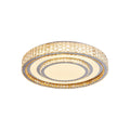 Modern Luxury Crystal Flush Mount LED Light Fixture