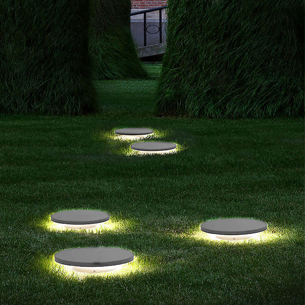 Round LED Die-Cast Aluminum Burying Lawn Light