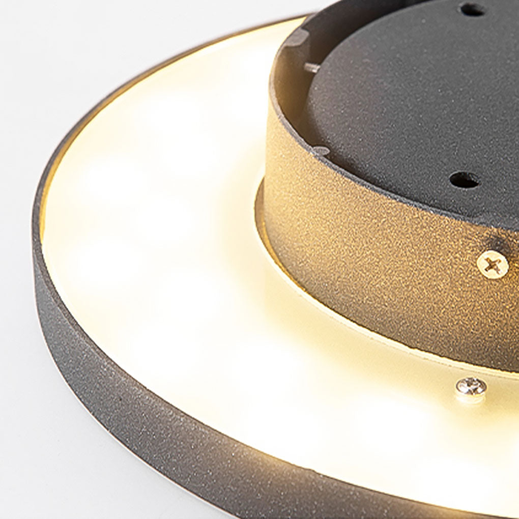 Round LED Burying Lamp - Die-Cast Aluminum Garden Light