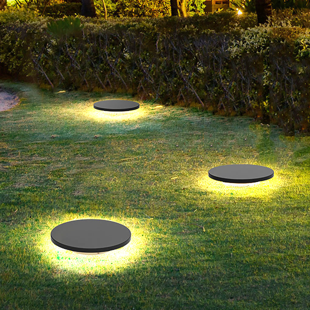 Round LED Burying Lamp - Die-Cast Aluminum Garden Light