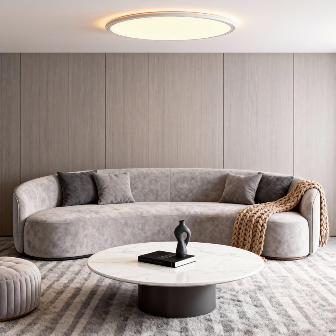 Modern Ultra-Thin Round LED Recessed Ceiling Lights