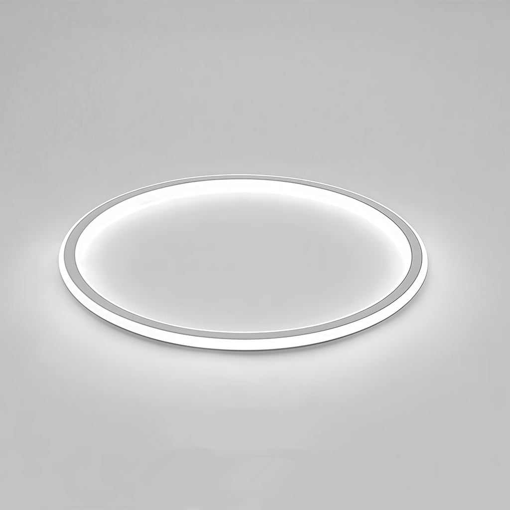 LED Circle Ceiling Lamp - Simple Acrylic Metal Light Fixture