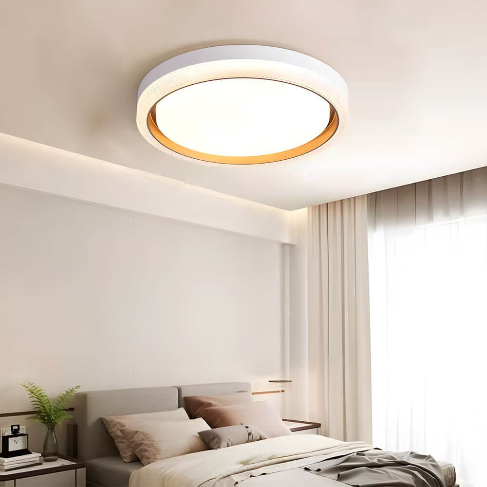 Round LED Flush Mount Ceiling Light - Modern Ceiling Fixture, Energy Efficient Lighting, Home Decor, Dimmable Ceiling Light, Easy Installation