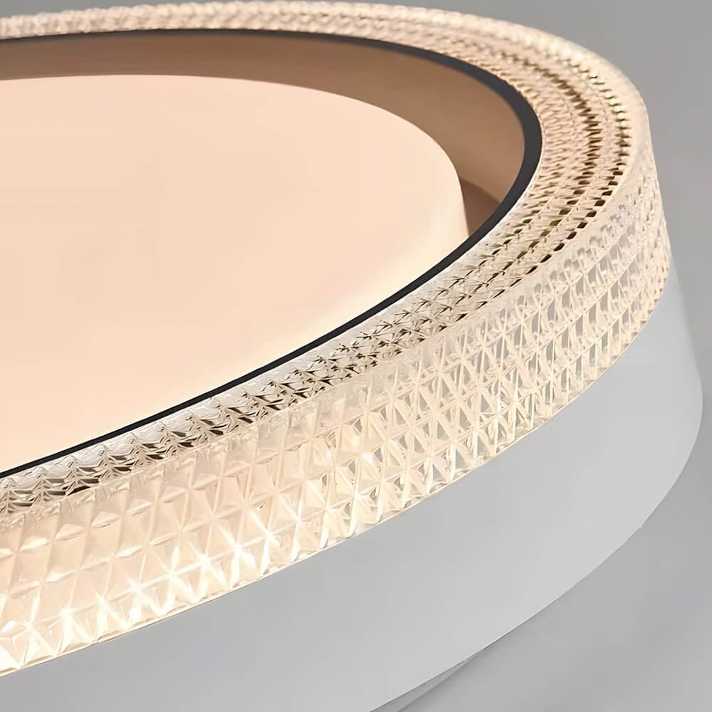 Round LED Flush Mount Ceiling Light - Modern Ceiling Fixture, Energy Efficient Lighting, Home Decor, Dimmable Ceiling Light, Easy Installation
