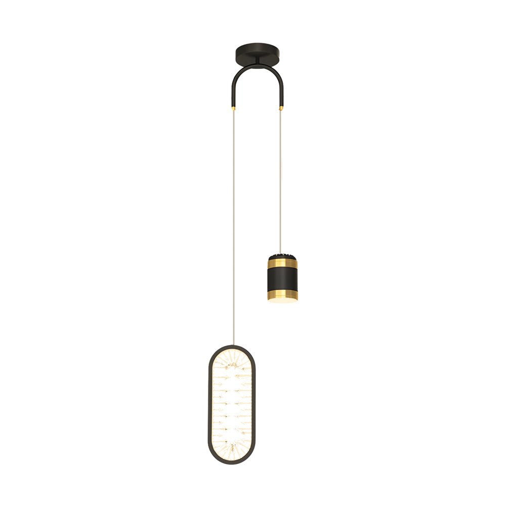 Round Oval Starry Projection Nordic Pendant Light - 3 Step Dimming