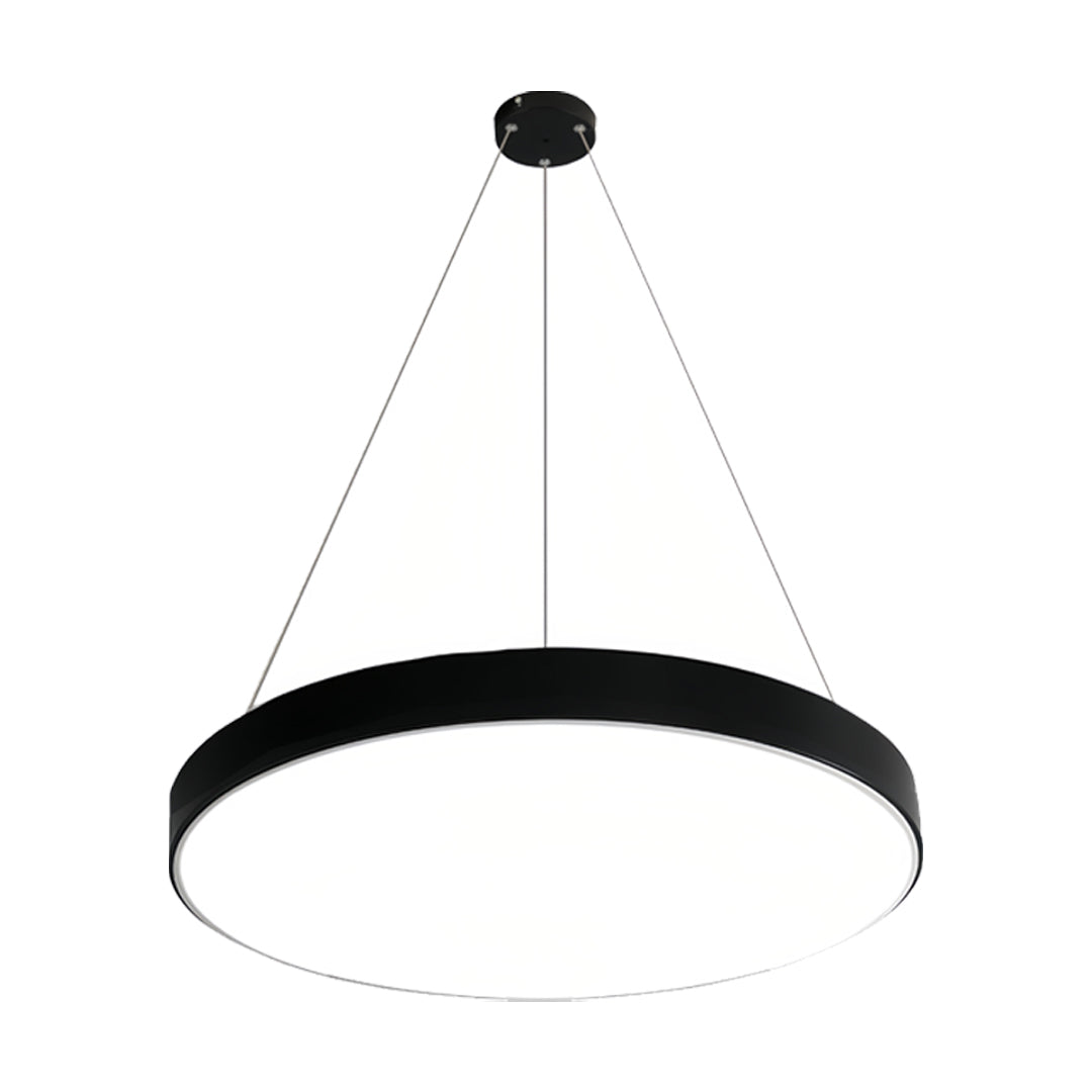 Round Minimalist Metal Pendant Light Ceiling Fixture