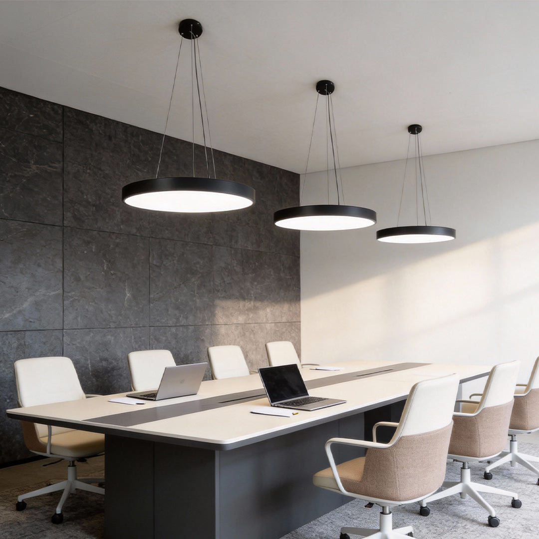 Minimalist Metal Round Pendant Light - Modern Ceiling Fixture Decor