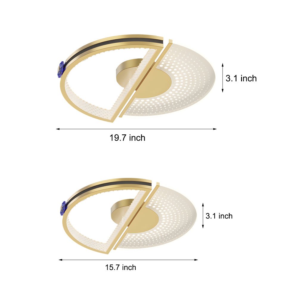 Round LED Dimming Ceiling Light Fixture - Modern, Energy-Efficient Lighting