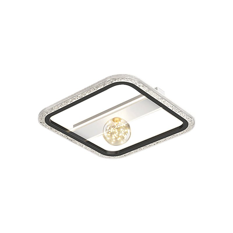 Round Square Rectangular Dimmable LED Ceiling Lights - Modern Ball Decor