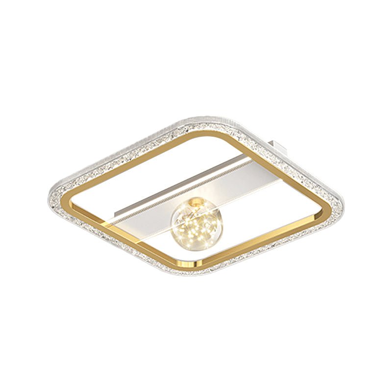 Round Square Rectangular Dimmable LED Ceiling Lights - Modern Ball Decor