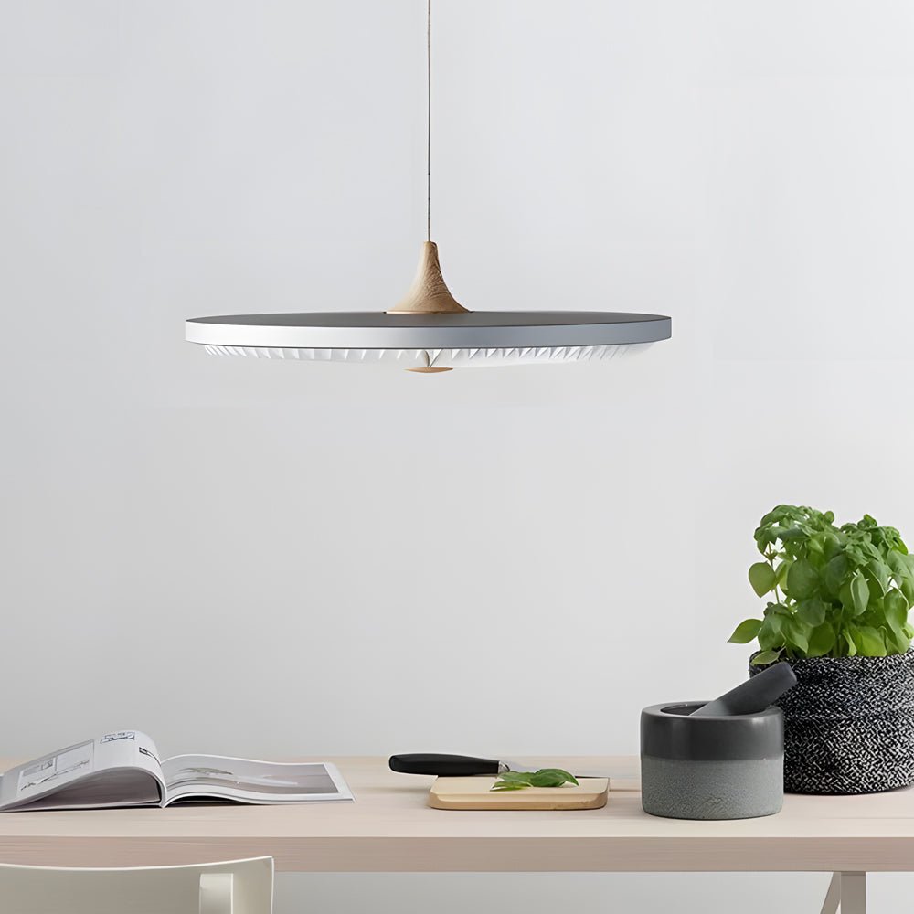 Round UFO 3 Step Dimming LED Pendant Lights for Kitchen Island Lighting