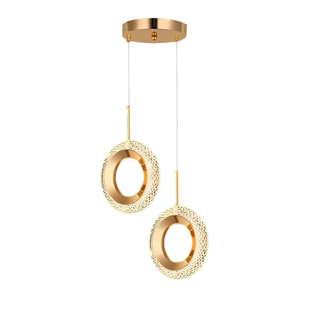 Unique Minimalist LED Pendant Light - Modern Metal Ceiling Fixture