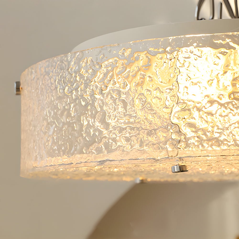 Round Water Ripples Acrylic Modern Ceiling Light Fixture