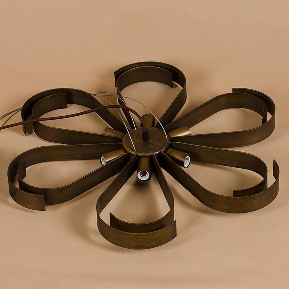 Petal-Shaped 6-Light Modern LED Chandelier Pendant Light