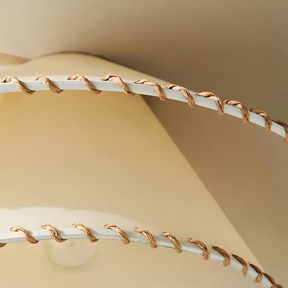 Tiered Parchment Paper Pendant Light - Multi-Layer Lamp for Elegant Decor