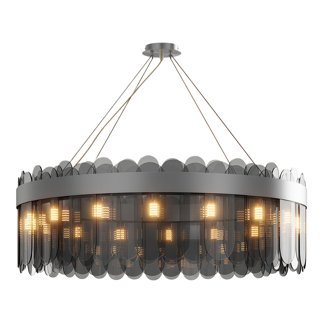 Modern Traditional Luxury Glass Chandelier Ceiling Light