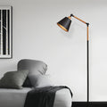 Modern Adjustable Metallic Floor Lamp - Sleek Standing Light for Home Decor