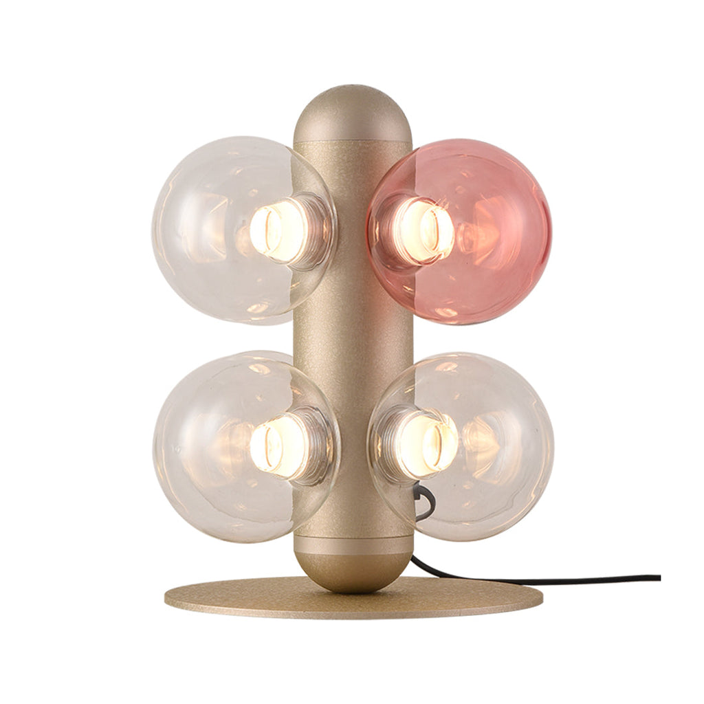 Minimalist LED Glass Bubble Table Lamp - Multi-ball Decorative Light for Home Decor