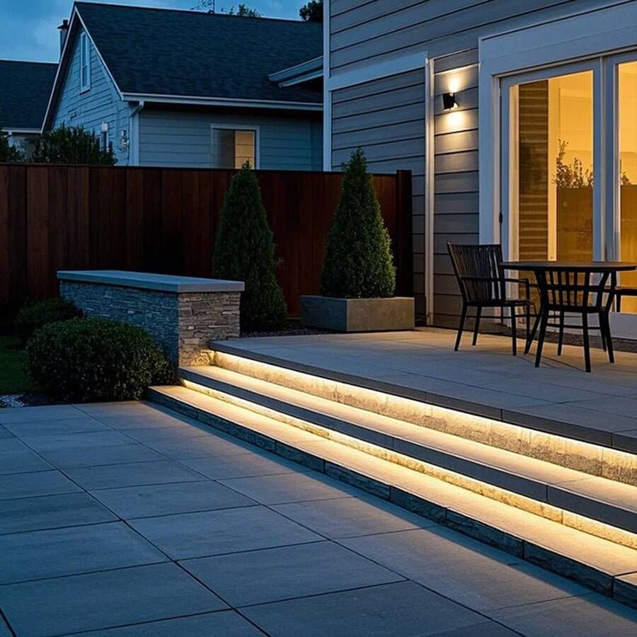 Seamless Corner-Mount LED Strip Light - Industrial Silicone Lighting