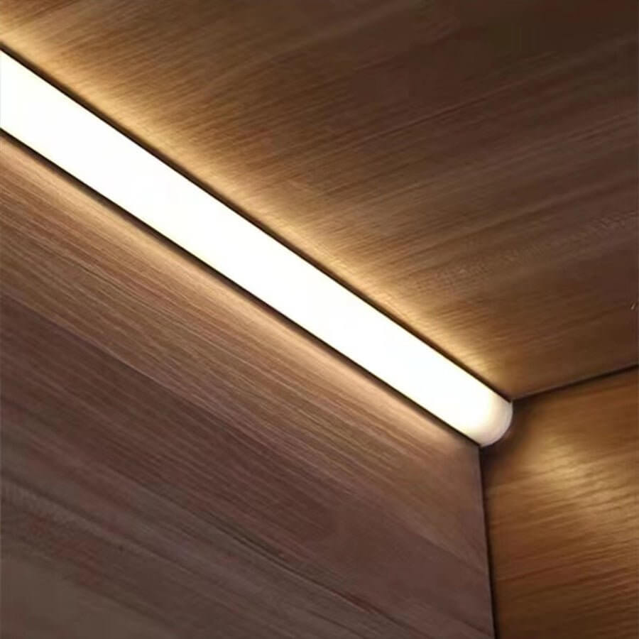 Seamless Corner-Mount LED Strip Light - Industrial Silicone Lighting