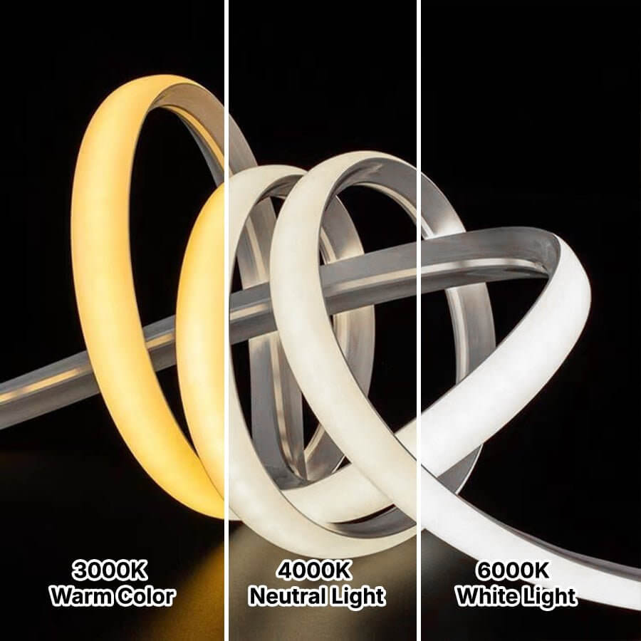 Seamless Corner-Mount LED Strip Light - Industrial Silicone Lighting