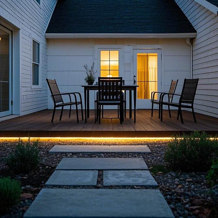 Seamless Corner-Mount LED Strip Light - Industrial Silicone Lighting