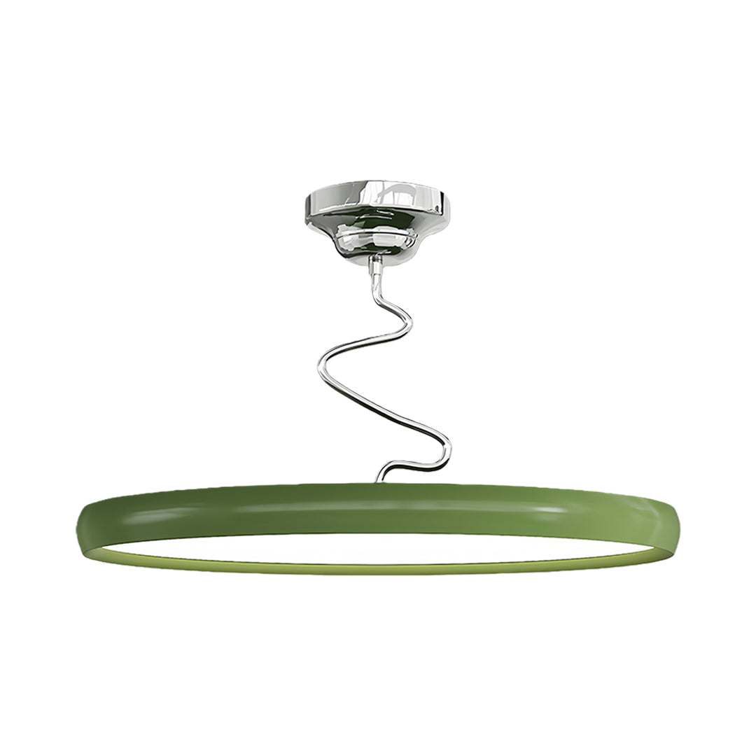 Modern Semi Flush Mount Twisted Full-Spectrum Ceiling Light
