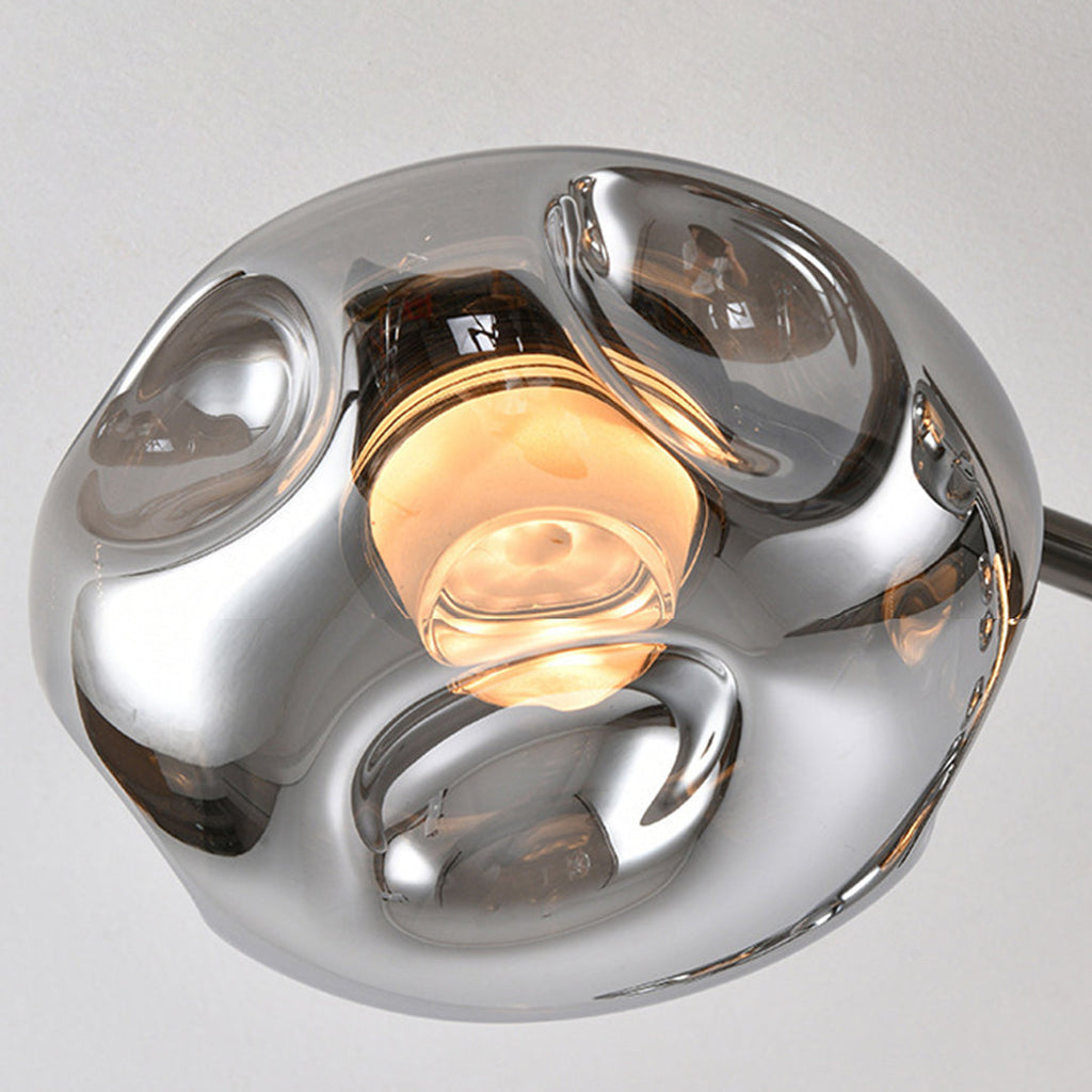 Round Large Semi Flush Mount Ceiling Light - Branching Design for Elegant Illumination