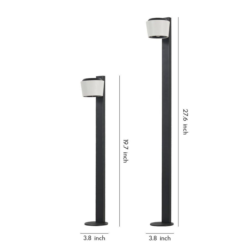Modern Minimalist Aluminum Garden Path Light - Durable Outdoor Illumination, Solar LED Lighting, Elegant Landscape Design
