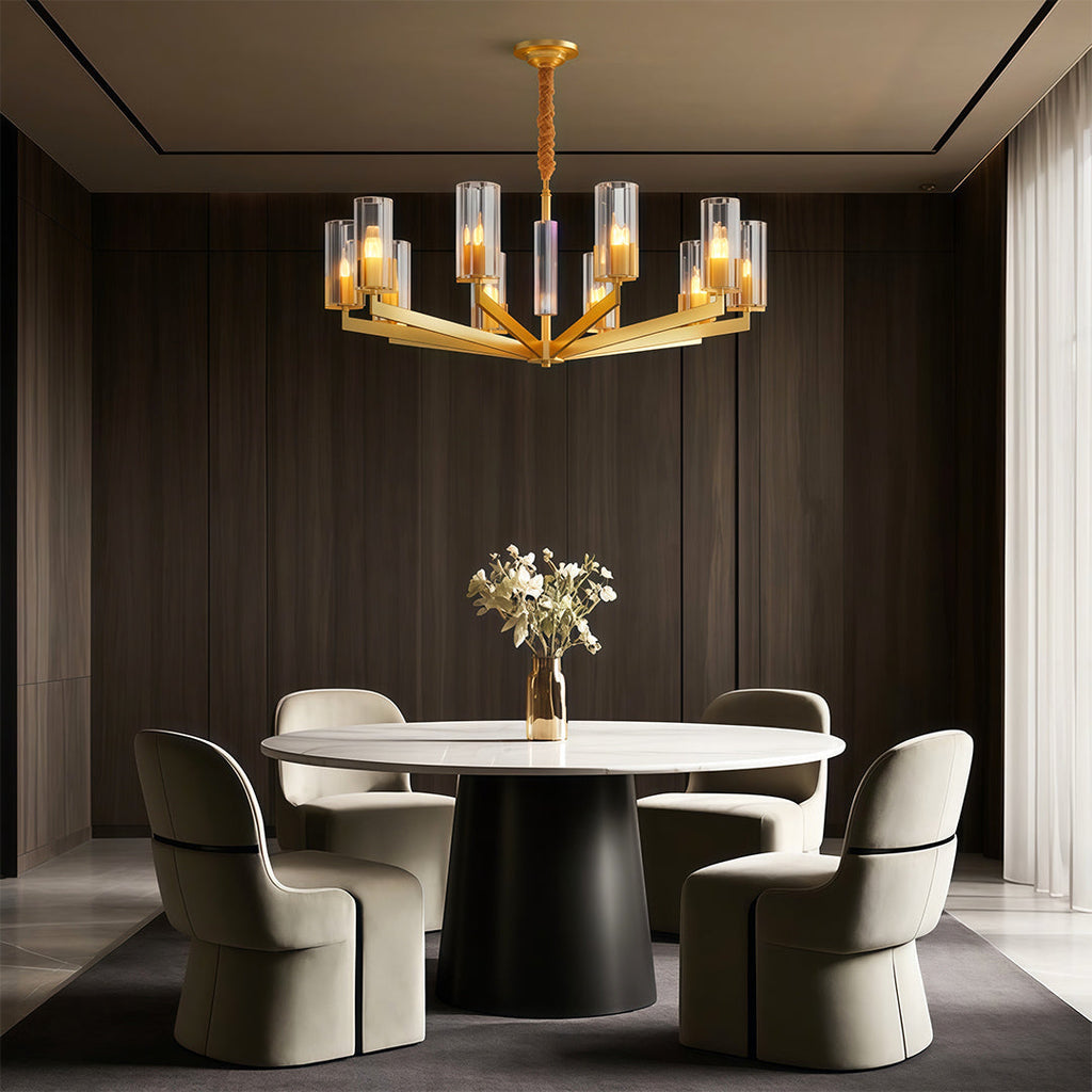 American-Style Candle Chandeliers Luxury Ceiling Light