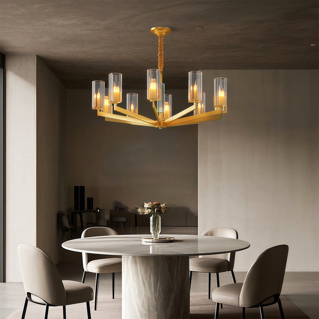 American-Style Candle Chandeliers Luxury Ceiling Light