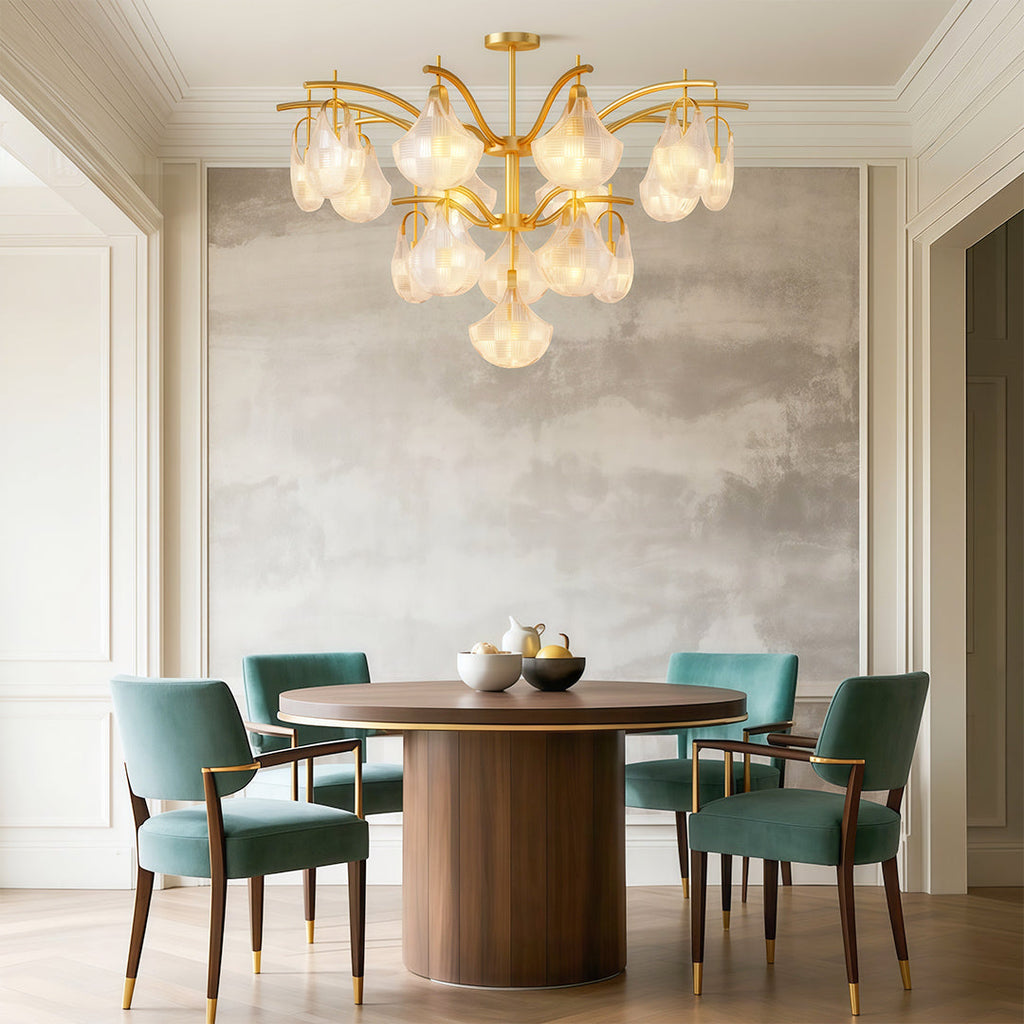 Shell Chandelier Light - Modern Luxury Ceiling Fixture, Creative Design, Elegant Home Lighting