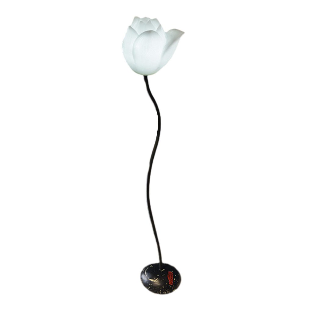 Short Fancy Lotus Aesthetics LED Flower Floor Lamp - Elegant Lighting, Home Decor, Modern Design, Floor Lamp, Ambient Light, Unique Gift, LED Decoration, Stylish Home Accents