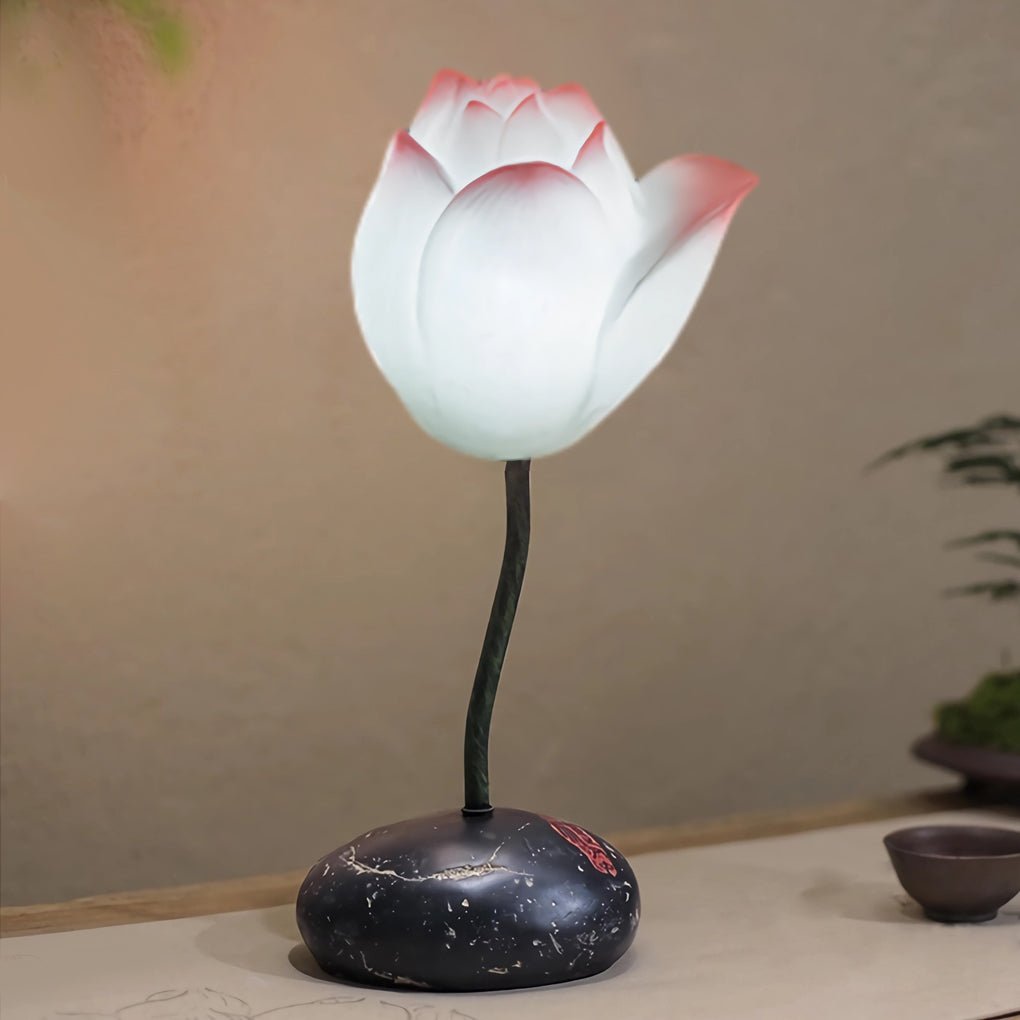 Short Fancy Lotus Aesthetics LED Flower Floor Lamp - Elegant Lighting, Home Decor, Modern Design, Floor Lamp, Ambient Light, Unique Gift, LED Decoration, Stylish Home Accents