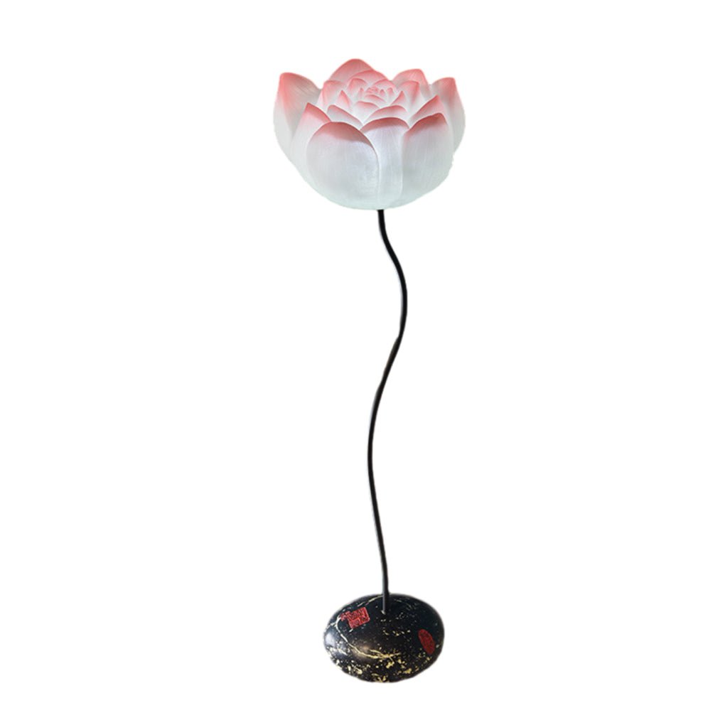 Short Fancy Lotus Aesthetics LED Flower Floor Lamp - Elegant Lighting, Home Decor, Modern Design, Floor Lamp, Ambient Light, Unique Gift, LED Decoration, Stylish Home Accents