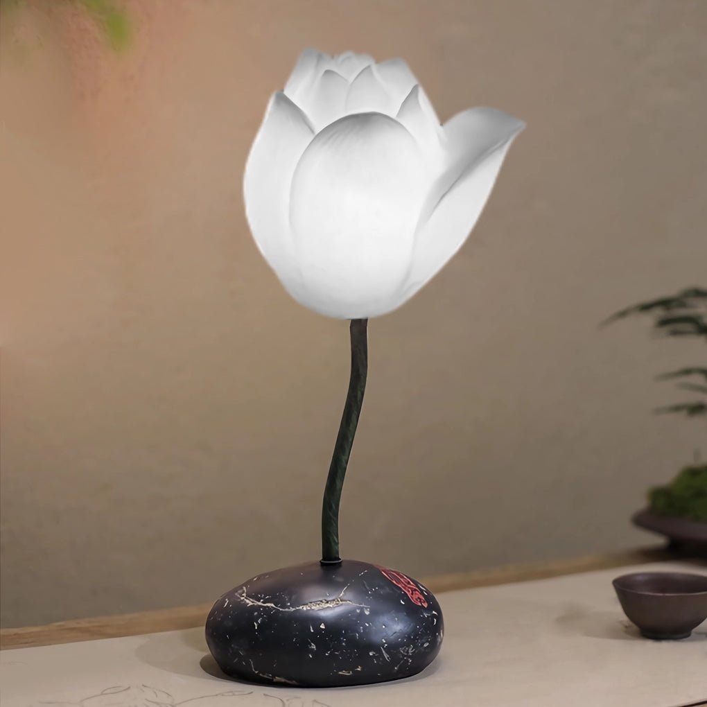 Short Fancy Lotus Aesthetics LED Flower Floor Lamp - Elegant Lighting, Home Decor, Modern Design, Floor Lamp, Ambient Light, Unique Gift, LED Decoration, Stylish Home Accents